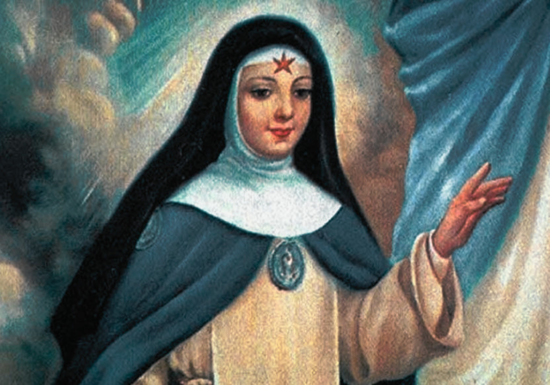 Imagem horizontal representando Santa Beatriz da Silva