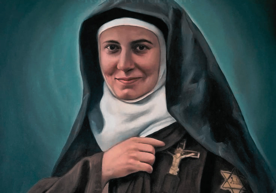 Imagem horizontal representando Santa Edith Stein
