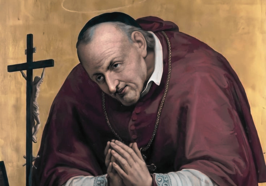 Imagem horizontal representando Santo Afonso Maria de Ligório