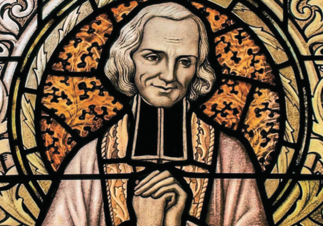 Imagem horizontal representando São João Maria Vianney